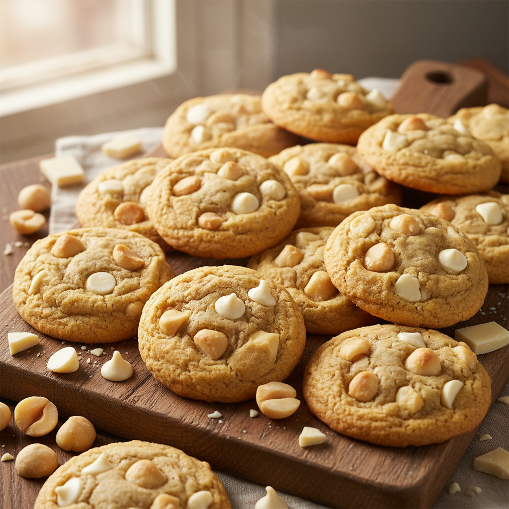 White Chocolate Macadamia Nut Cookies - 10 per Box